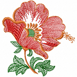 Flowers And Tree Embroidery Design 7 Flowers And Tree Embroidery Design 7